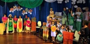 Kindlehill students perform Persephone, honouring seasonal rhythms and the human journey through communal storytelling and artistic expression.