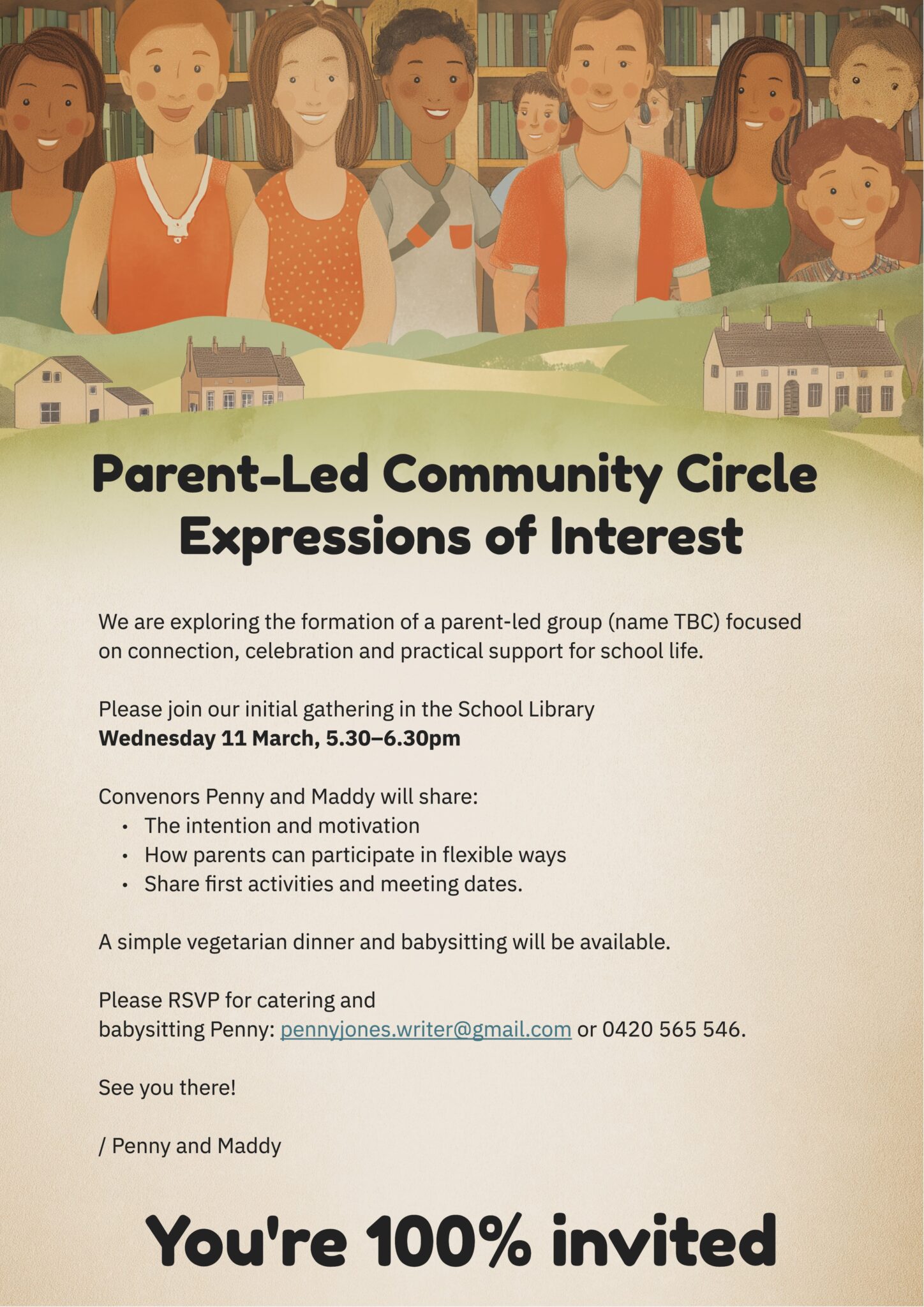 Parent led circle ad